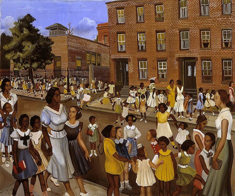 School's Out (Allan Crite, 1936)