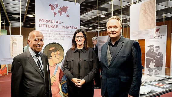 Ausstellungser&ouml;ffnung 2025 mit Mojib Latif, Maryam Blumenthal, Olaf Eigenbrodt