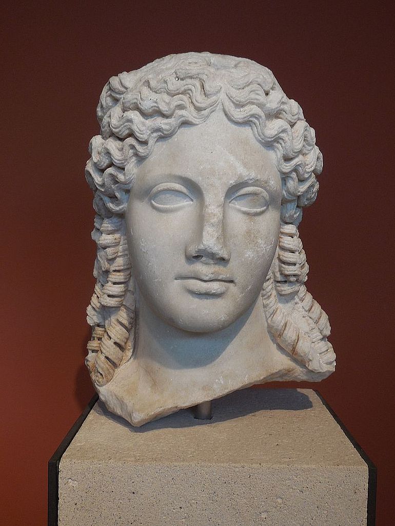 Isis B&uuml;ste im Arch&auml;ologischen Museum in Thessaloniki in Griechenland