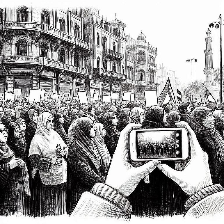 Soziale Medien und digitale Kommunikation waren w&auml;hrend des &bdquo;Arabischen Fr&uuml;hlings&ldquo; entscheidend f&uuml;r die Mobilisierung gegen autorit&auml;re Regime.