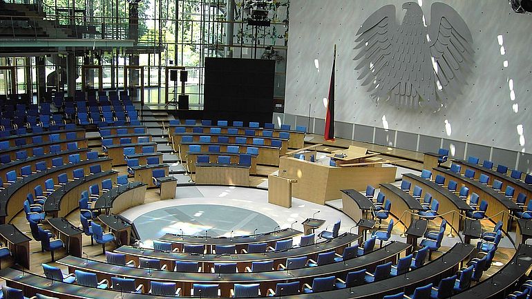  Ehemaliger Plenarsaal des Bundestags in Bonn