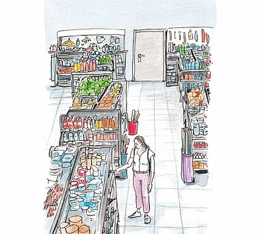 Illustration Freie M&auml;rkte, freie Menschen