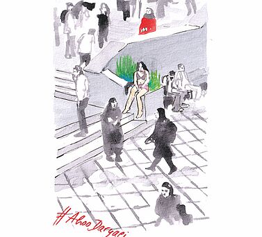 Illustration Die Forderung nach Freiheit in Iran: Von ersten Diskussionen im 19. Jahrhundert bis zu &raquo;Frau &ndash; Leben &ndash; Freiheit&laquo; 