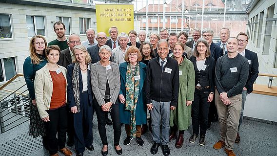 Gruppenbild beim Besuch der Schwedischen Akademie