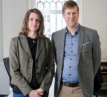 Portrait der Projektleitung Annika Herrmann und Thomas Hanke 