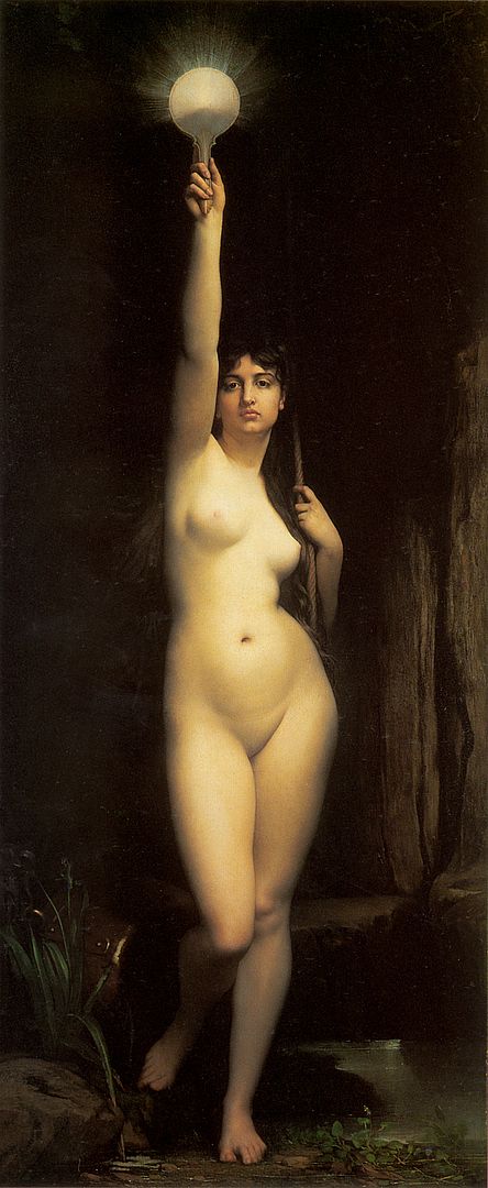 La V&eacute;rit&eacute; (Jules Joseph Lefebvre, Mus&eacute;e d'Orsay, 1870)