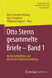 Cover "Otto Sterns gesammelte Briefe - Band 1"