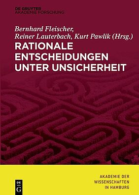 Cover "Rationale Entscheidungen unter Unsicherheit"
