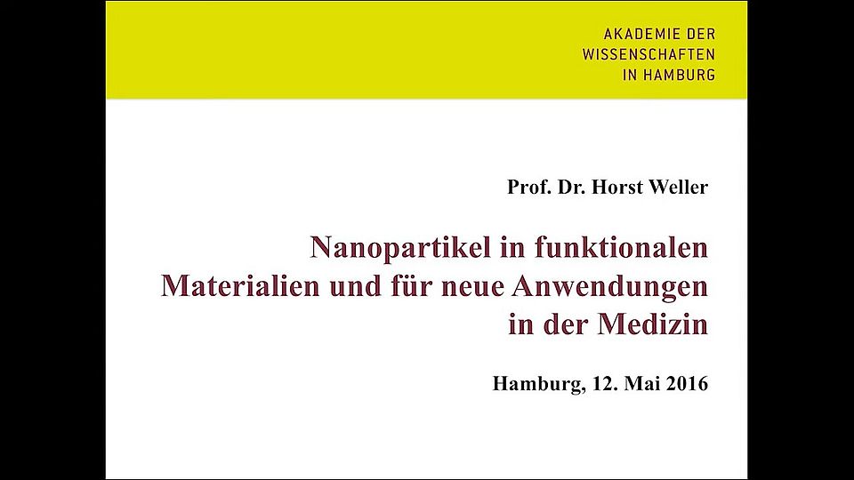 Nanopartikel in funktionalen Materialien und für neue Anwendungen in der Medizin