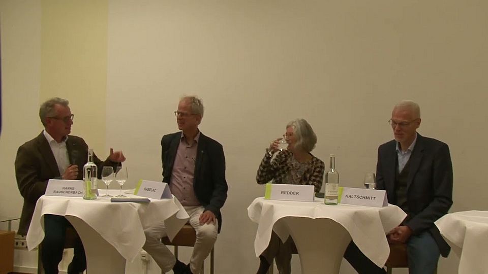 Podiumsdiskussion zum Impulsvortrag "Wo der gr&uuml;ne Wasserstoff herkommt"
