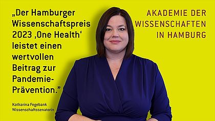 Wissenschaftssenatorin Katharina Fegebank zu One Health