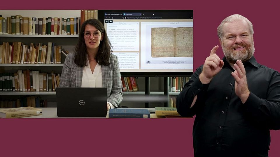 Etymologika. Langzeitvorhaben der Akademie der Wissenschaften in hamburg (mit Geb&auml;rdensprache)