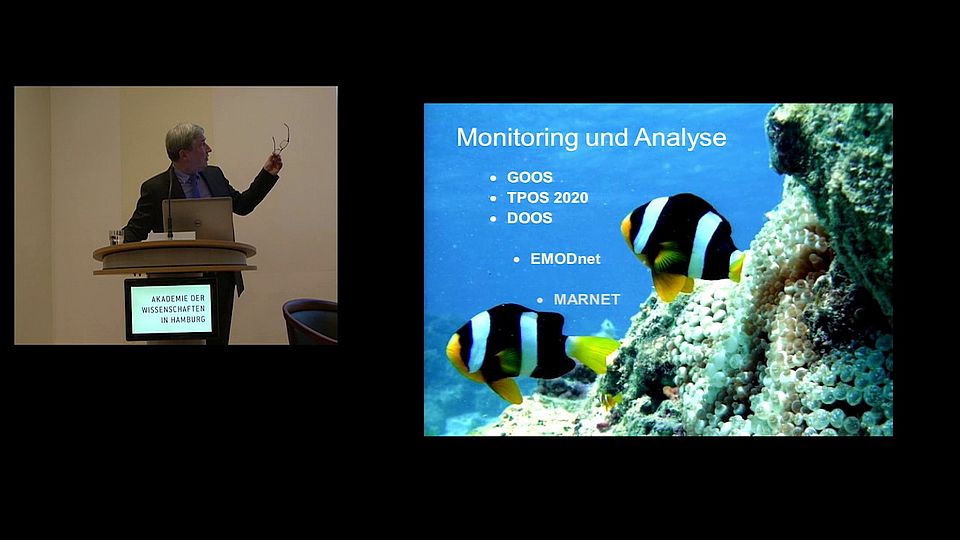 Kurzvortrag  "Meeresumweltschutz: Braucht das Meer mehr?" - Prof. Dr. Dr. h.c. Marian Paschke
