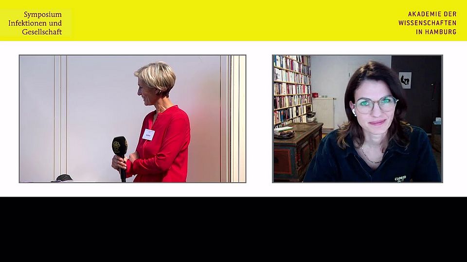 Podiumsdiskussion zum Symposium "Infektionen und Gesellschaft"