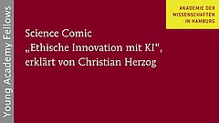 Science Comic "Ethische Innovation mit KI", erklärt von Christian Herzog