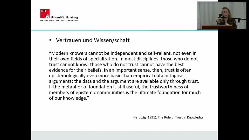 Vertrauen in der Pandemie &ndash; philosophische Erw&auml;gungen