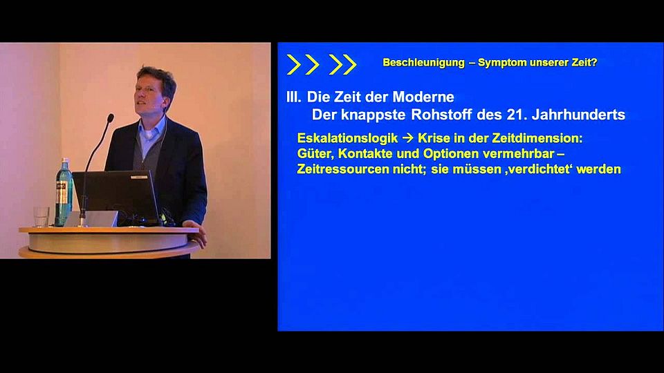 Rosa "Beschleunigung - Symptom unserer Zeit?"