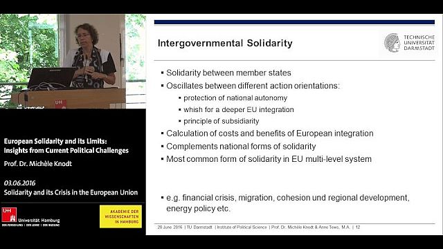European Solidarity and its Limits - Mich&egrave;le Knodt and Anne Tews
